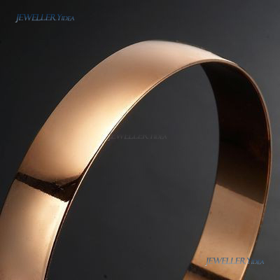 Plain 18ct Rose Gold Layered Bangle Bangles allu_C108-R-73 C Plain 18ct Rose Gold Layered Bangle Bangles allu_C108-R-73 C