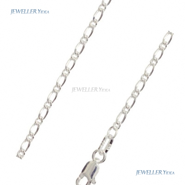 New 925 Sterling Silver Figaro Link Necklace 50 cm Bee Chain Sterling Silver Lobster Claw Clasps Chain Silver Necklace 1400050 C New 925 Sterling Silver Figaro Link Necklace 50 cm Bee Chain Sterling Silver Lobster Claw Clasps Chain Silver Necklace 1400050 C