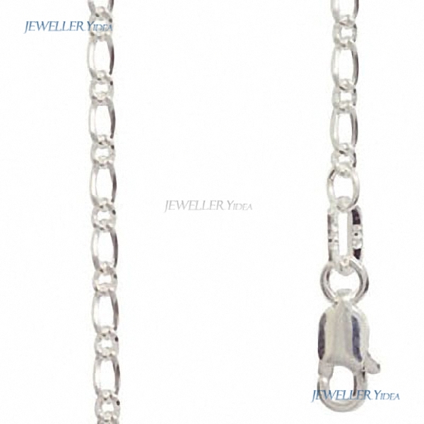 New 925 Sterling Silver Figaro Link Necklace 50 cm Bee Chain Sterling Silver Lobster Claw Clasps Chain Silver Necklace 1400050 D New 925 Sterling Silver Figaro Link Necklace 50 cm Bee Chain Sterling Silver Lobster Claw Clasps Chain Silver Necklace 1400050 D