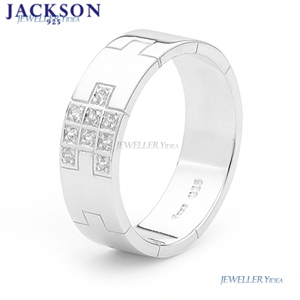 Sterling Silver Wedding Rings 1.25mm Round Cubic Zirconia Cubic Zirconia T 9.75 35365T/CZ A Sterling Silver Wedding Rings 1.25mm Round Cubic Zirconia Cubic Zirconia T 9.75 35365T/CZ A