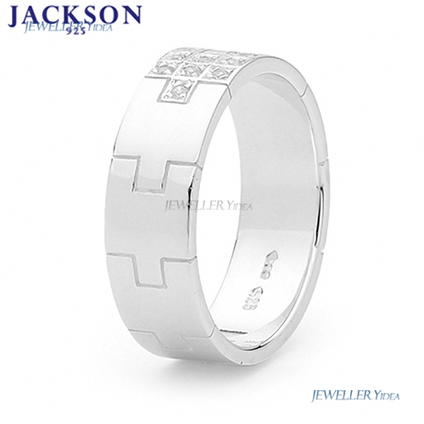 Sterling Silver Wedding Rings 1.25mm Round Cubic Zirconia Cubic Zirconia T 9.75 35365T/CZ B Sterling Silver Wedding Rings 1.25mm Round Cubic Zirconia Cubic Zirconia T 9.75 35365T/CZ B