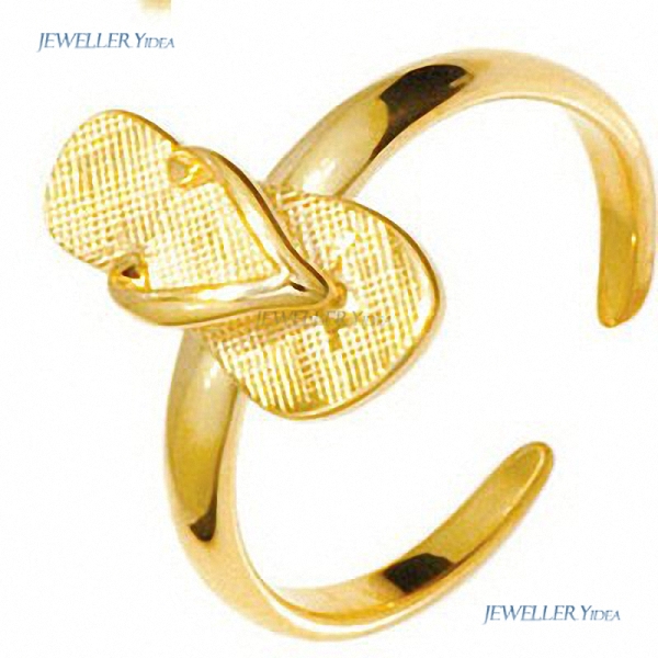 New 9ct 9K Solid Yellow Gold Aussie Thong Toe Ring Bee Toe One Size Fits All One Size Fits All 44902R A