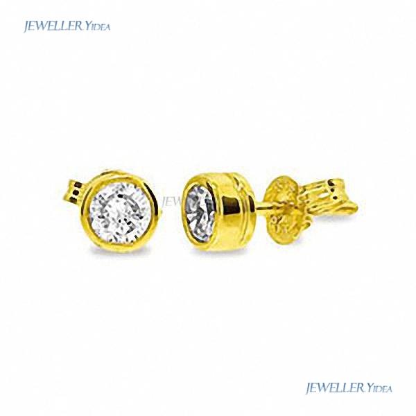 Bee 9k 9ct Yellow Gold 1 x Gold butterfly Earrings back pr Studs Earrings 0.17 carat JP2 White Mounts Bezel Setting Diamond 50116/B17 A Bee 9k 9ct Yellow Gold 1 x Gold butterfly Earrings back pr Studs Earrings 0.17 carat JP2 White Mounts Bezel Setting Diamond 50116/B17 A