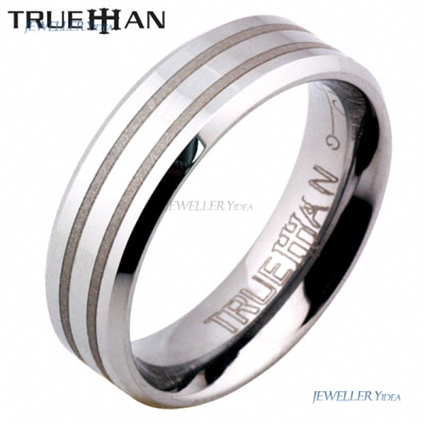 New Tungsten Ring Groovy US Size 11.5 Bee Tungsten Band Trueman Carbide Mens Ring W 1/2 11.5 81054WX B