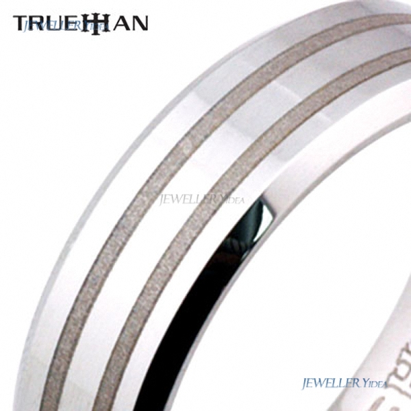 New Tungsten Ring Groovy US Size 11.5 Bee Tungsten Band Trueman Carbide Mens Ring W 1/2 11.5 81054WX C