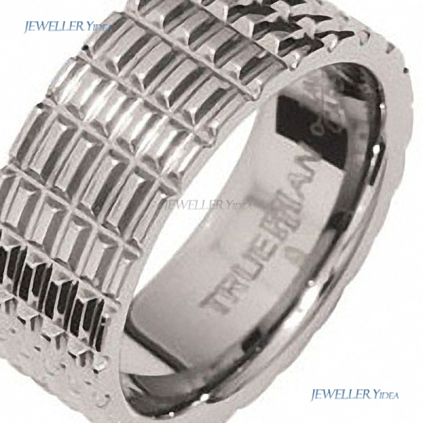 New Mens Tungsten Ring Tyre Track US Size 12 Bee Tungsten Band Trueman Carbide Mens Ring Y 12.25 81142Y D