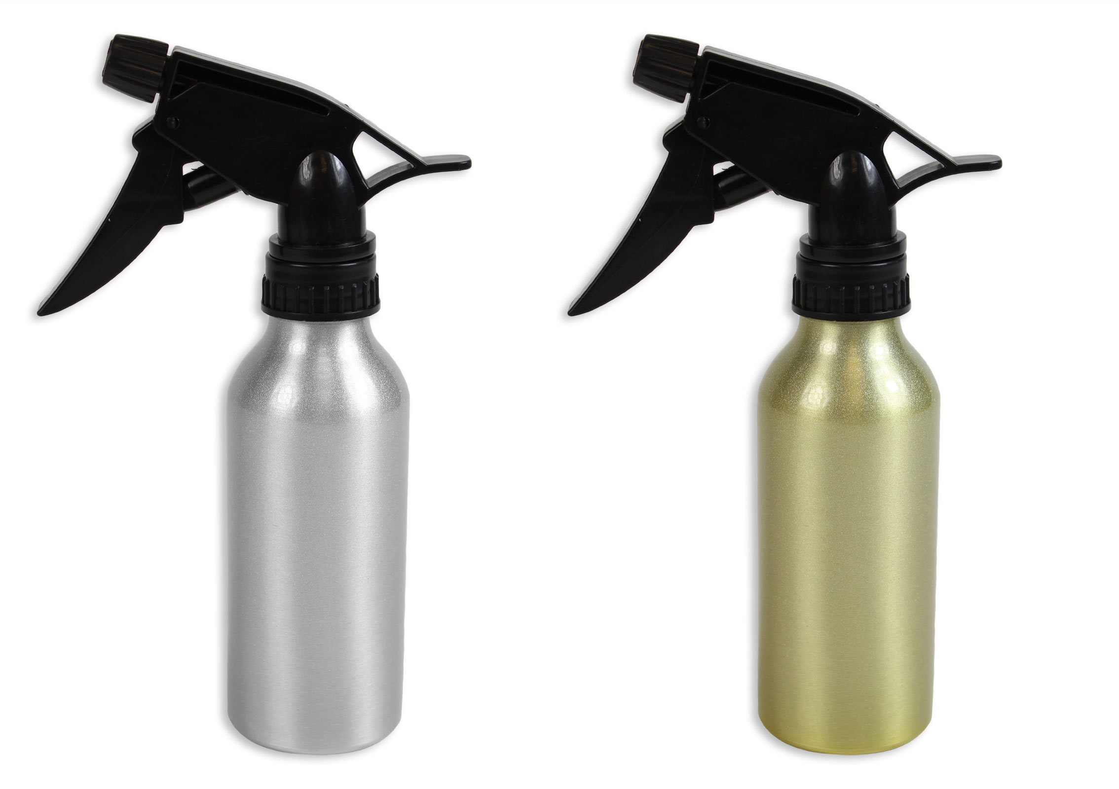 Pack of 2 Salon Spray Water Bottle Aluminium Hairdresser Travel