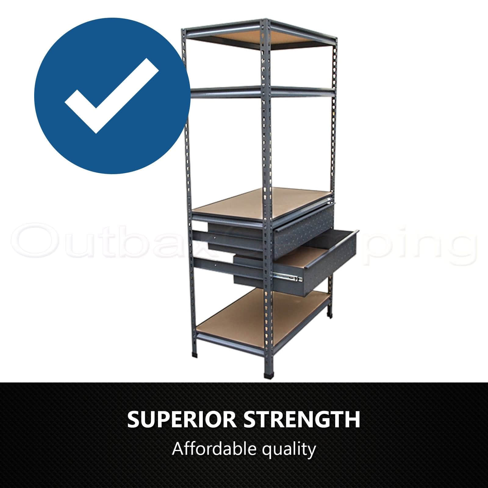 NEW Metal Shelves Garage Garden Shed HeavyDuty Storage