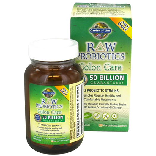 Garden of Life RAW Probiotics Colon Care 30 Vcaps eBay