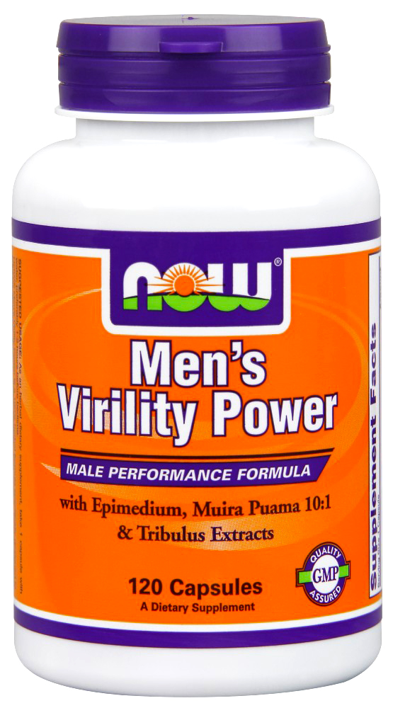 NOW Foods Mens Virility Power 120 Caps - Male Health | eBay