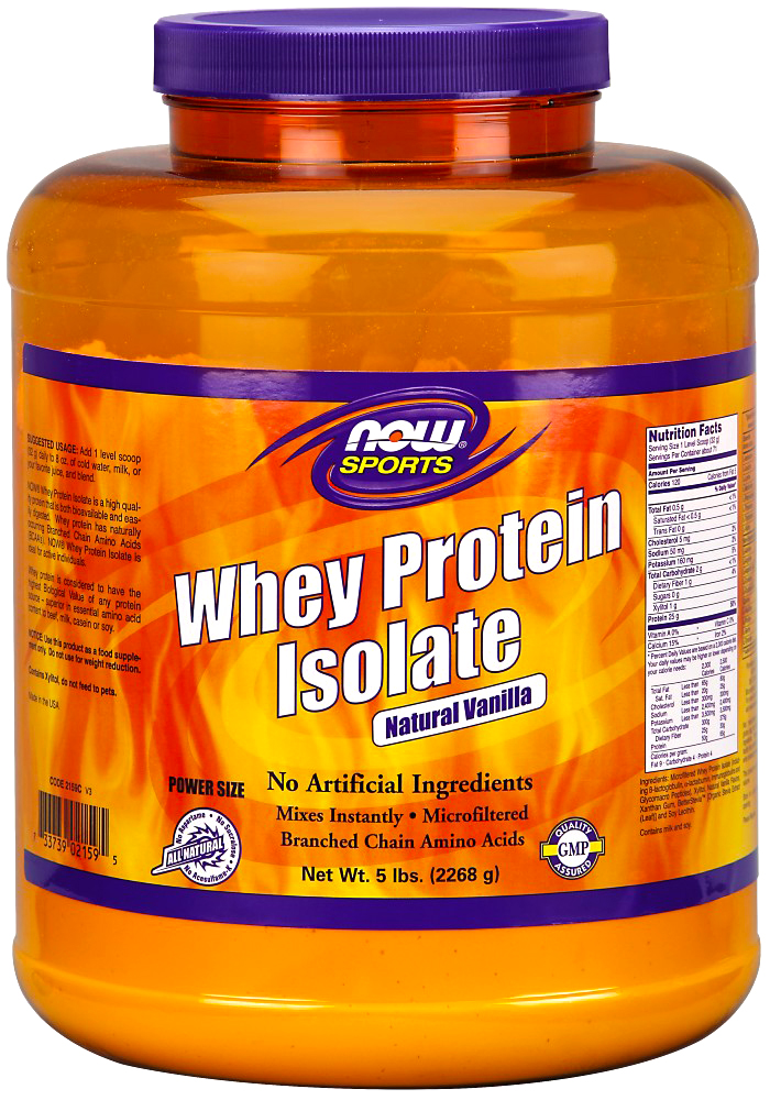 now whey protein isolate vanilla
