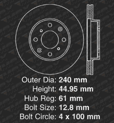 Front Brake Rotors