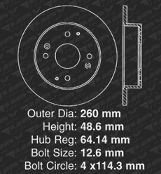 Rear Brake Rotors
