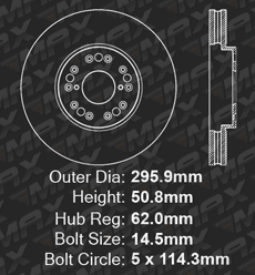 Front Brake Rotors