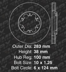 Front Brake Rotors