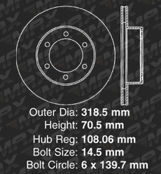Front Brake Rotors