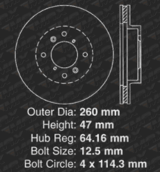 Front Brake Rotors