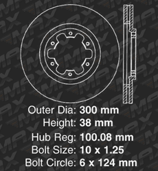 Front Brake Rotors