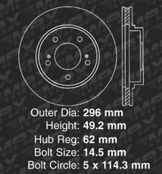 Front Brake Rotors