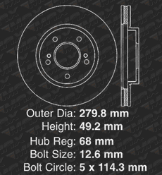 Front Brake Rotors