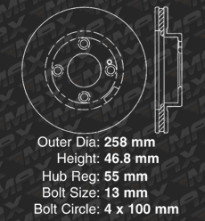 Front Brake Rotors
