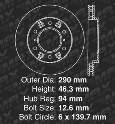 Front Brake Rotors