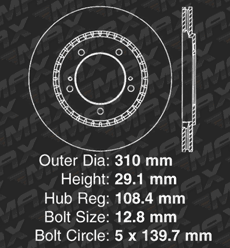 Front Brake Rotors