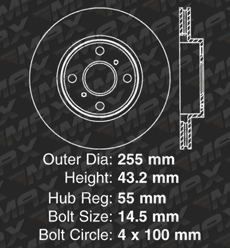 Front Brake Rotors