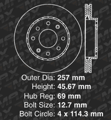 Front Brake Rotors