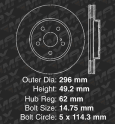 Front Brake Rotors