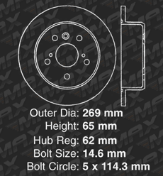 Rear Brake Rotors