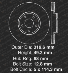 Front Brake Rotors