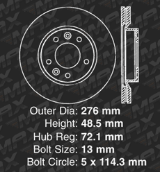 Front Brake Rotors