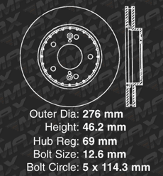 Front Brake Rotors