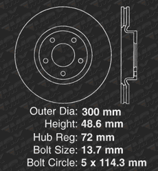 Front Brake Rotors