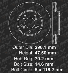 Front Brake Rotors