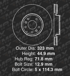 Front Brake Rotors