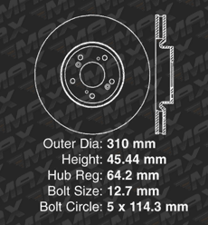 Front Brake Rotors