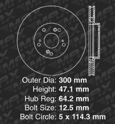 Front Brake Rotors