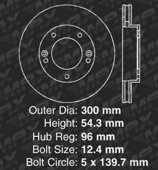 Front Brake Rotors