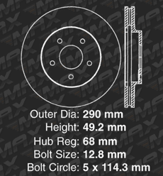 Front Brake Rotors