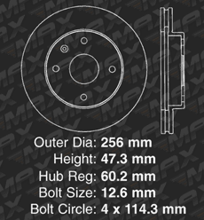 Front Brake Rotors