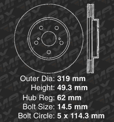 Front Brake Rotors