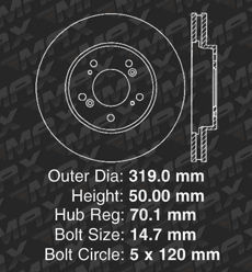 Front Brake Rotors