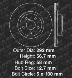Rotors w//Ceramic Pads OE Brakes Fits 2010 Forester Impreza Front + Rear
