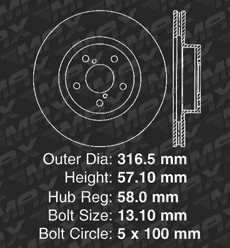 Front Brake Rotors