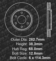 Front Brake Rotors