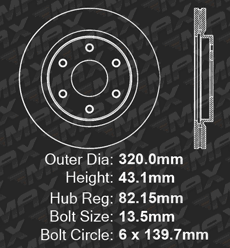 Front Brake Rotors