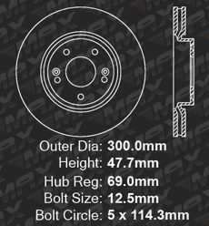 Front Brake Rotors
