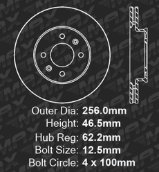 Front Brake Rotors